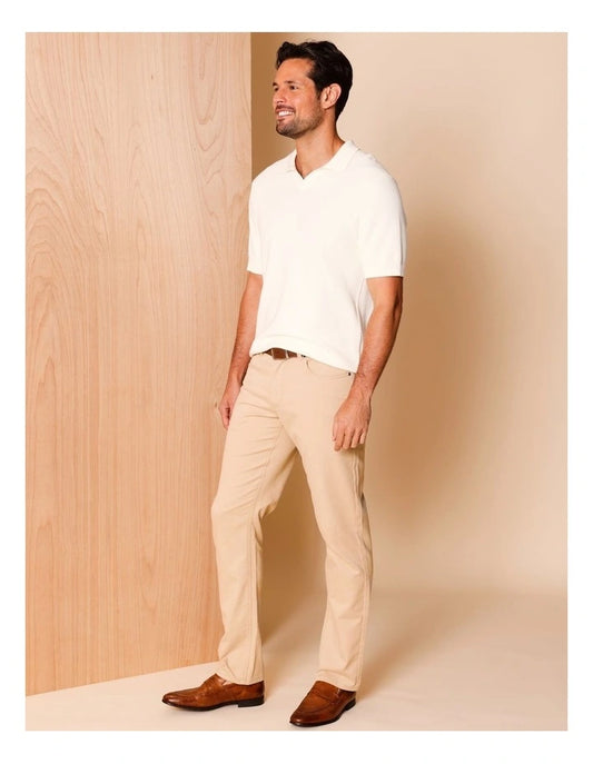 Reserve Myles Stretch 5 Pocket Pants in Stone