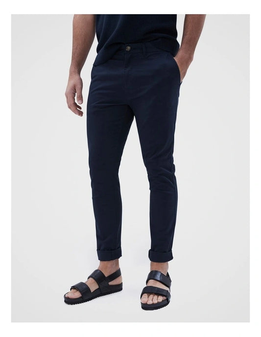 Unison Slim Chino Pant in Navy