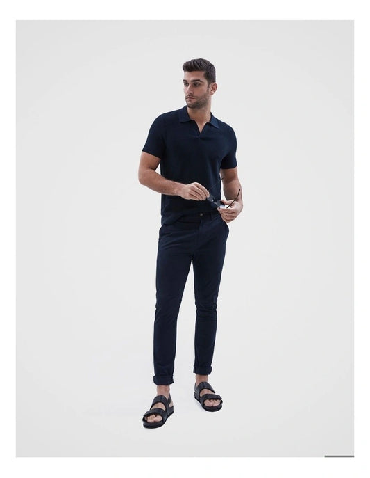 Unison Slim Chino Pant in Navy