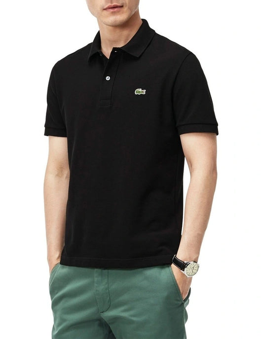Lacoste Basic Slim Fit Polo Shirt in Black