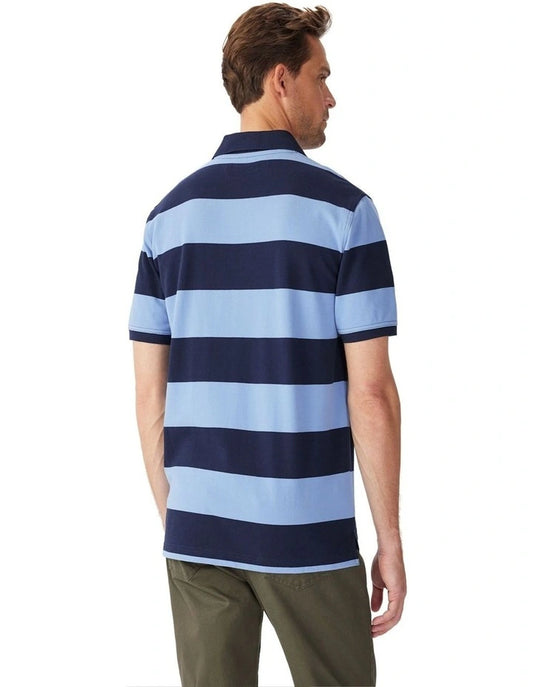 R.M.Williams Craddle Polo Navy Blue