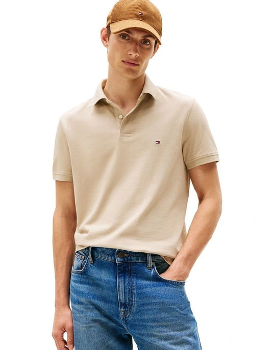 Tommy Hilfiger 1985 Regular Fit Polo in Khaki