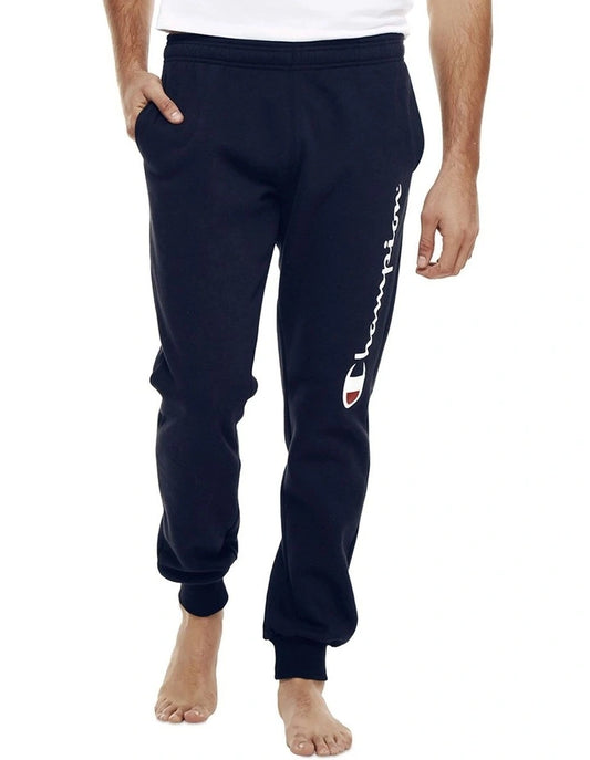 Champion Script Slim Leg Cuff Pant in Black