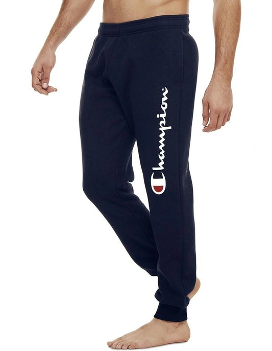 Champion Script Slim Leg Cuff Pant in Black